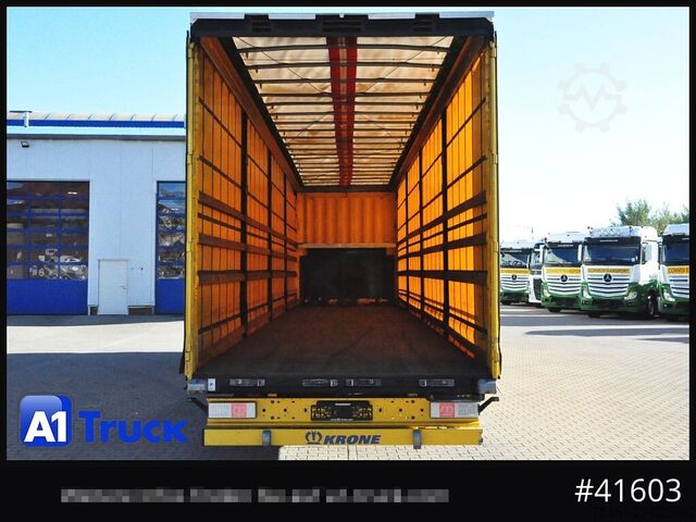 Åpen semitrailer med presenning KRONE Mega, VDI 2700, Code XL, RSAB, Ice Protect.