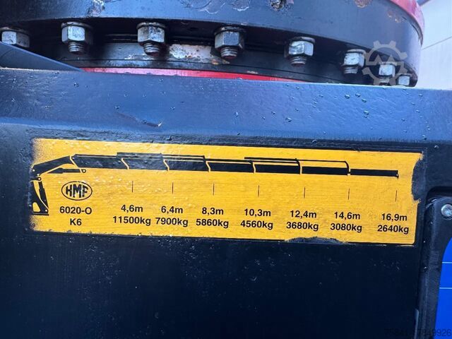 Camion-grue Volvo FH 540 FH 540 8x4 HMF 6020-O K6 + JIB FJ 1200-6