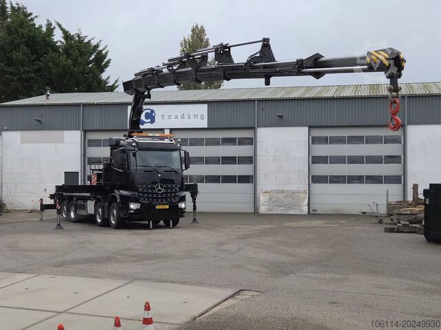 Crane truck Mercedes-Benz Arocs 8x2 4 Fassi 82TM 2017 euro 6