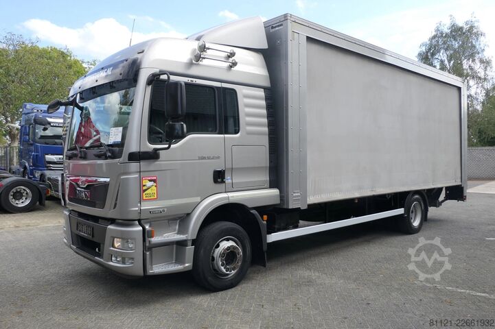 Συρόμενος μουσαμάς MAN TGM 12.250 | Roller sail | Dhollandia 1500kg | ...
