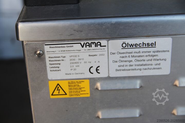Machine de traitement de la viande Vacuummaschine / Vacuumgerät VAMA VAMA 530 S