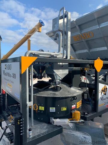 Κινητή μονάδα παραγωγής σκυροδέματος FABO Mobile Concrete Batching Plant 30 m3/h Mobile Concrete Batching Plant
