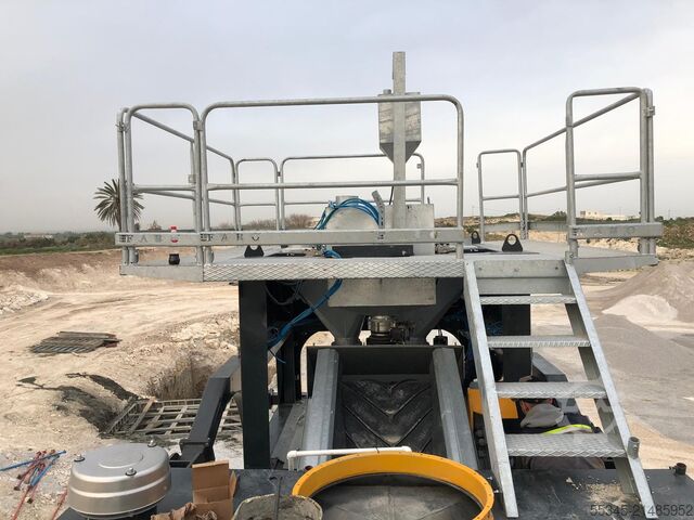 Nhà máy trộn bê tông di động FABO Mobile Concrete Batching Plant 60 m3/h Mobile Concrete Batching Plant