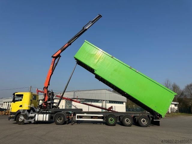 Sơ mi rơ moóc ben  Reiling Glas Recycling / Palfinger PK 18000