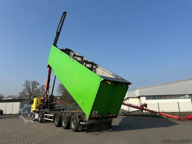 Sơ mi rơ moóc ben  Reiling Glas Recycling / Palfinger PK 18000