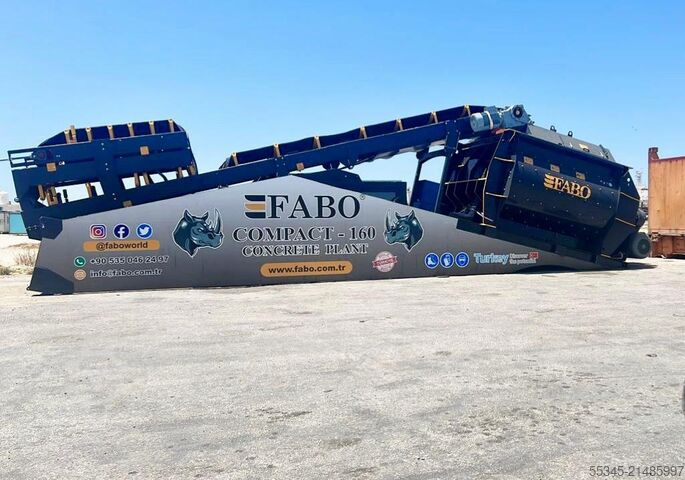  FABO Concrete Batching Plant 160 m3 Compact Concrete Batching Plant