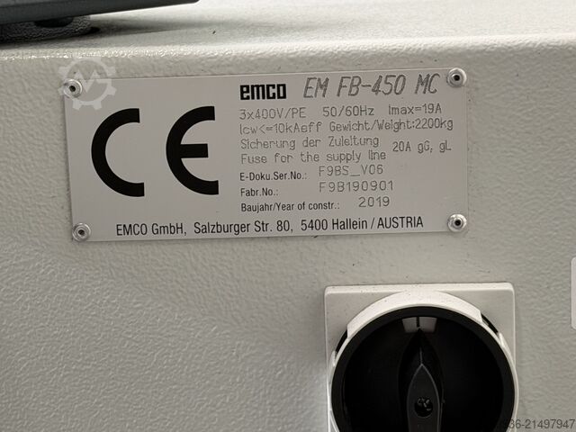 Frezarka CNC EMCO - FB 450 MC EMCO EMCOMAT FB-450 MC