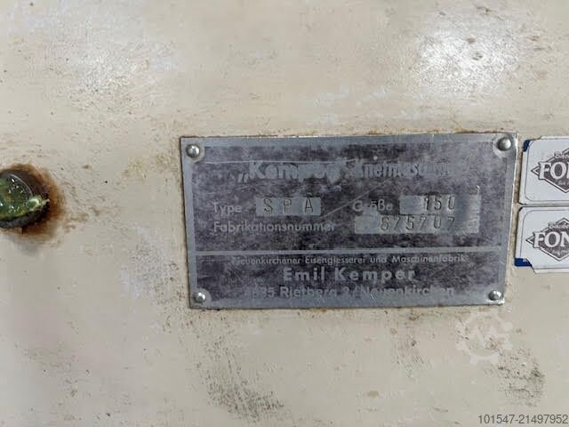 Miesiarka spiralna KEMPER SPA 150