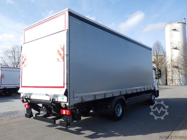 Samochód ciężarowy z plandeką typu platforma MERCEDES-BENZ 1327 L Atego 4 Pritsche 7,3m/LBW/AHK/Klima/55tkm
