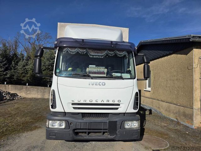 ফ্ল্যাটবেড ট্রাক, টার্প সহ IVECO 120E25 Pritsche&Plane,Ladebordwand 1,5 To