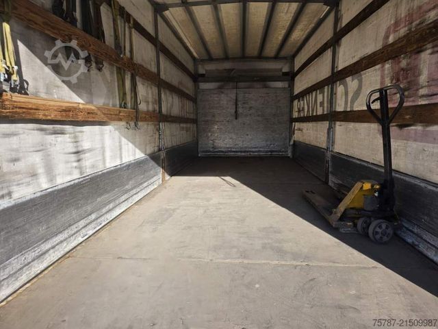 ফ্ল্যাটবেড ট্রাক, টার্প সহ IVECO 120E25 Pritsche&Plane,Ladebordwand 1,5 To