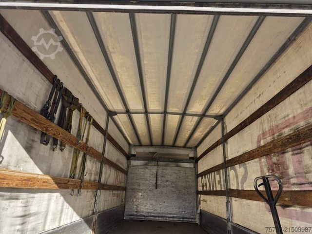 ফ্ল্যাটবেড ট্রাক, টার্প সহ IVECO 120E25 Pritsche&Plane,Ladebordwand 1,5 To