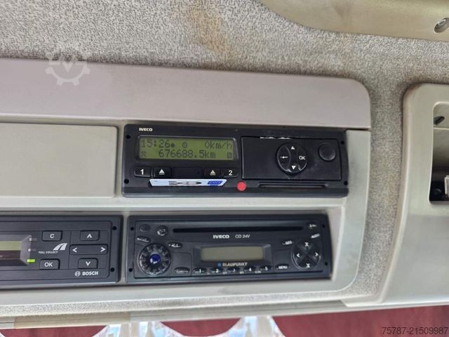 ফ্ল্যাটবেড ট্রাক, টার্প সহ IVECO 120E25 Pritsche&Plane,Ladebordwand 1,5 To