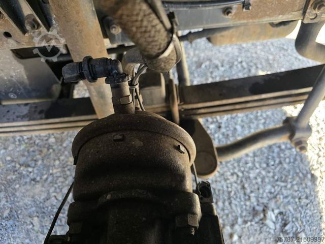 ফ্ল্যাটবেড ট্রাক, টার্প সহ IVECO 120E25 Pritsche&Plane,Ladebordwand 1,5 To