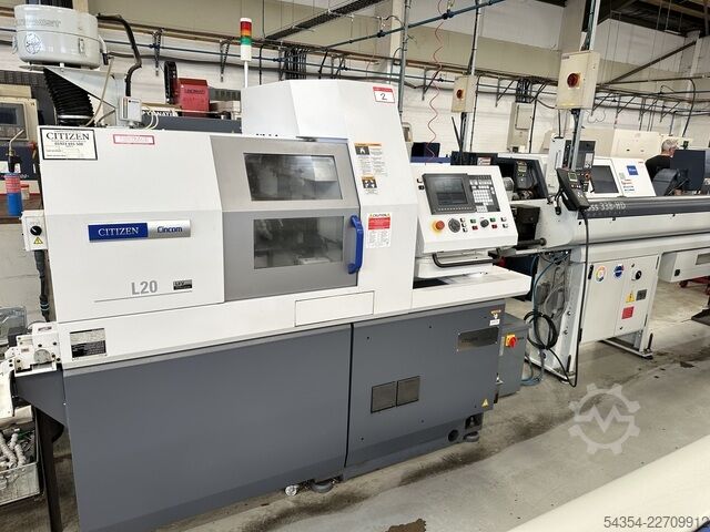 CNC Sliding Head Lathe Citizen Cincom L20E - 2M10