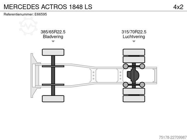  Mercedes-Benz ACTROS 1848 LS