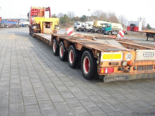 Nízkopodlažný náves GOLDHOFER STZ VL4-47/80 Tiefladerauflieger 4xLenk+Funk