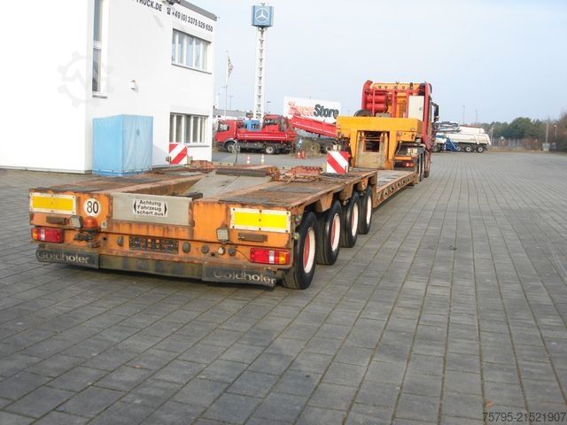 Nízkopodlažný náves GOLDHOFER STZ VL4-47/80 Tiefladerauflieger 4xLenk+Funk