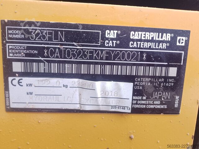  Caterpillar 323FLN IHC