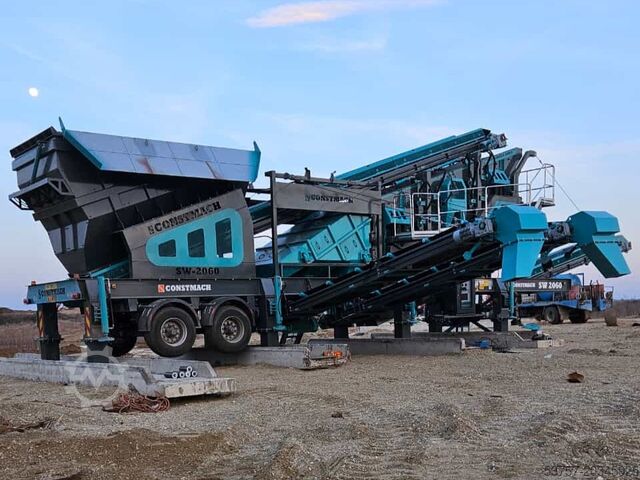 Postrojenje za pranje pijeska / perač šljunka Constmach Sand Washing Plant Mobile screening & washing plant 150 t/h