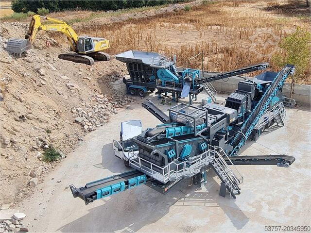 Mobil krossanläggning / stenknus Constach Mobil Crushing Plant 120 T/H mobile secondary impact crusher