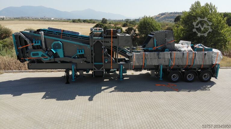 Mobil krossanläggning / stenknus Constach Mobil Crushing Plant 120 T/H mobile secondary impact crusher