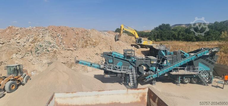 Mobil krossanläggning / stenknus Constach Mobil Crushing Plant 120 T/H mobile secondary impact crusher