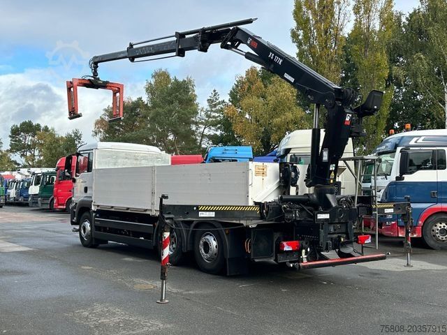 د کرین چې په لاری کې نصب شوی MAN TGS 26.440 Baustoff Hiab XS177 K Lenk Navi