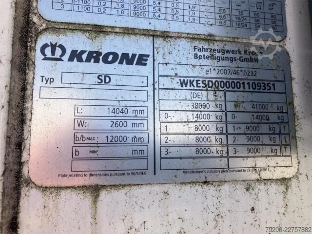 Хладилен полуремарке Krone Cool Liner Duoplex Steel Standard