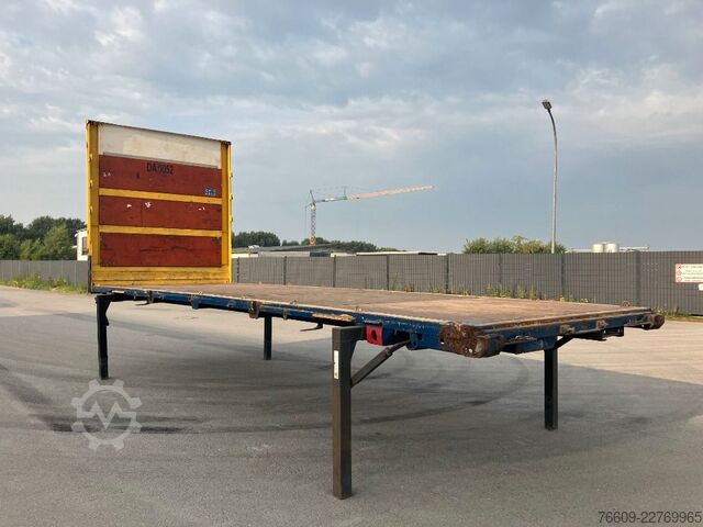 Prikolica sa zamjenjivim sandukom KRONE Wechselbrücke Pritsche
