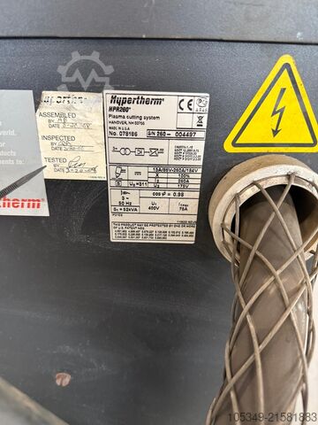 Outil de découpe plasma Hypertherm HPR260XD