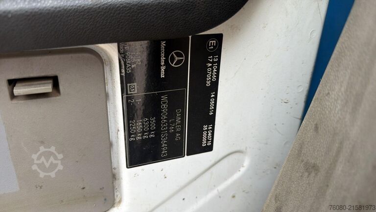 Stationvogn med højt tag Mercedes-Benz Sprinter 313 CDI (3 SEATS / BELGIAN VAN / CAMIO...