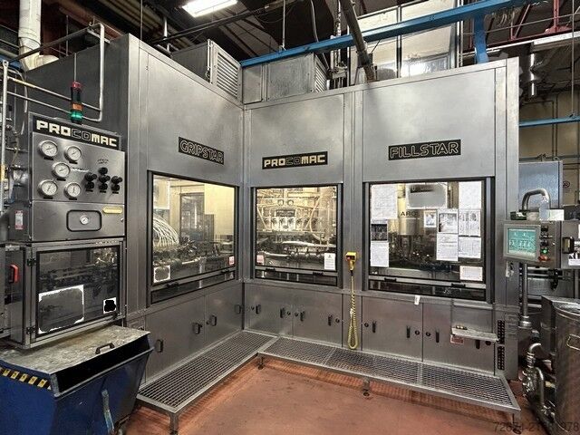 Γεμιστική Μονάδα Μονομπλόκ Procomac Filling Monoblock