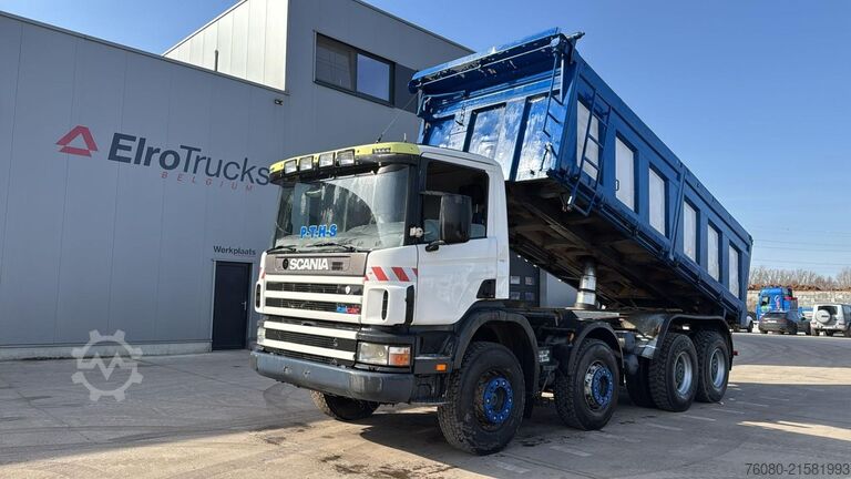 3-sidet tippelad Scania 124 - 400 (MANUAL PUMP / BIG HUB / GRAND PONT /...