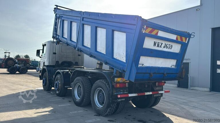 3-sidet tippelad Scania 124 - 400 (MANUAL PUMP / BIG HUB / GRAND PONT /...