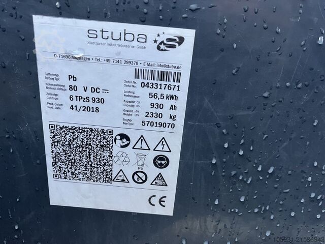 Empilhador eléctrico de 4 rodas Linde E50HL-01