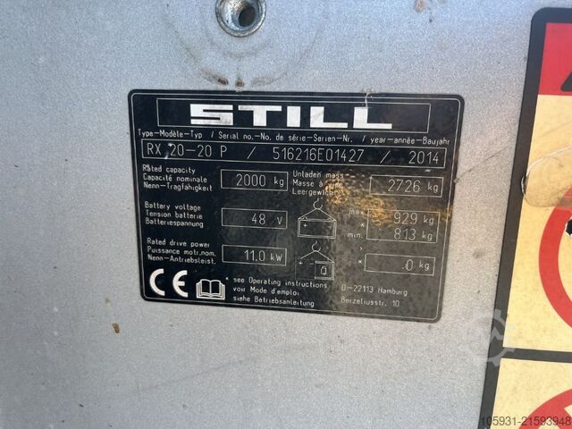 Empilhador eléctrico de 4 rodas Still RX20-20P