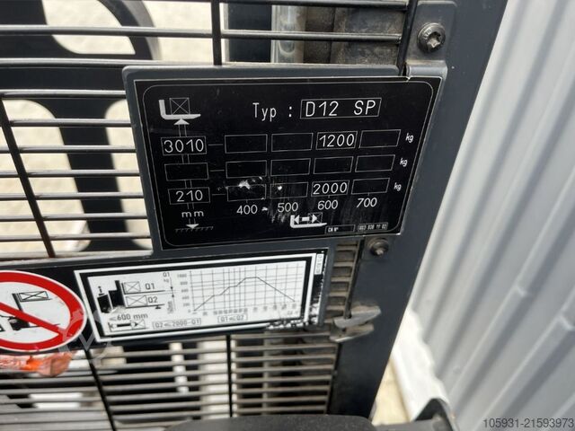 Empilhador de pé Linde D12SP