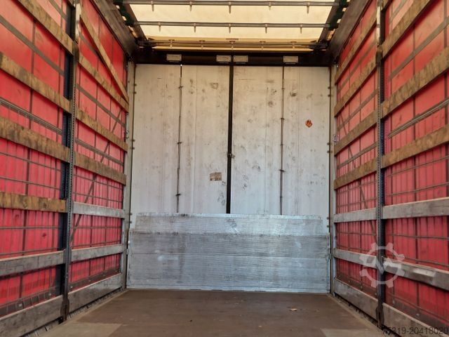 Open trailer with tarp WIELTON PC2K tandem Durchbar