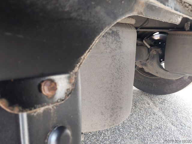 Open trailer with tarp WIELTON PC2K tandem Durchbar