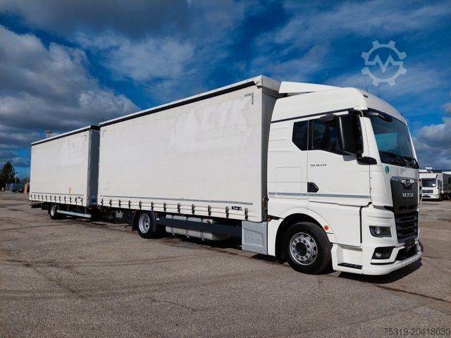 Jumbo truck MAN TGX 18.470 LL + Gniotpol G-4080 120 m3 Durchbar