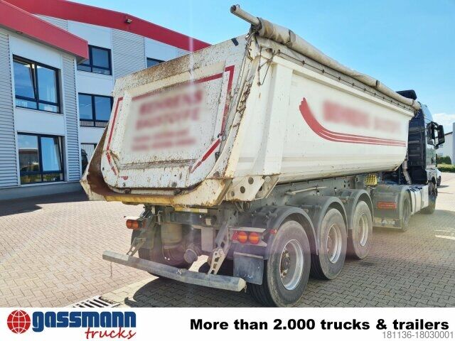 Kiperska poluprikolica Schmitz SKI 24 SL 7.2, Stahlmulde ca. 24m³, Liftachse