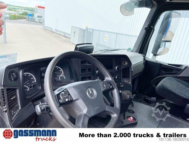 Kamion s ravnom platformom Mercedes-Benz Antos 1840 L 4x2, Aufnahme für Mitnahmestapler