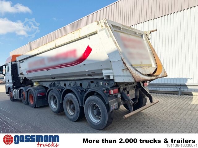 Полуприцеп-самосвал Meiller MHPS 12/27, Stahlmulde ca. 26m³, Liftachse