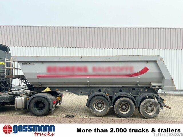 Полуприцеп-самосвал Meiller MHPS 12/27, Stahlmulde ca. 26m³, Liftachse