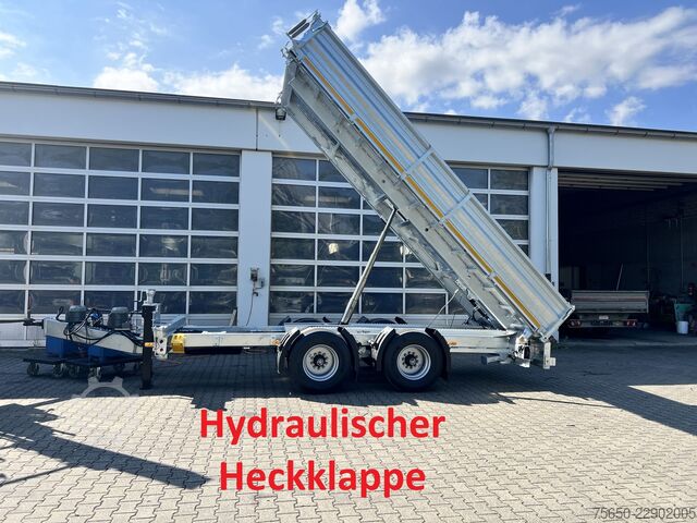 Tippsläp Möslein TTD 19 B  19 t Tandemkipper- Tieflader hydraulischer Klappe Breitbereifung