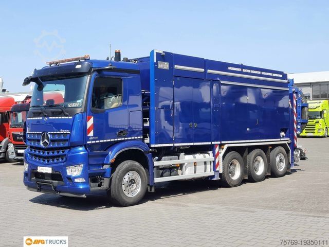 Vakuová cisterna MERCEDES-BENZ 3253 L AROCS 8X4 Saugbagger MTS DINO 12