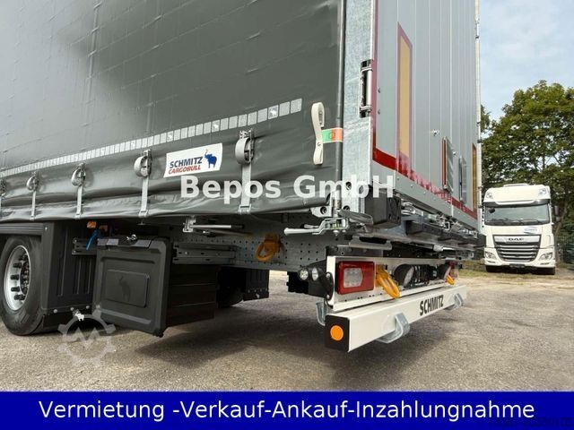 נגרר חצי פתוח עם ברזנט SCHMITZ CARGOBULL SCS 24/L-13.62 Mega-Verbreiterbahr -Lift,E-Rad
