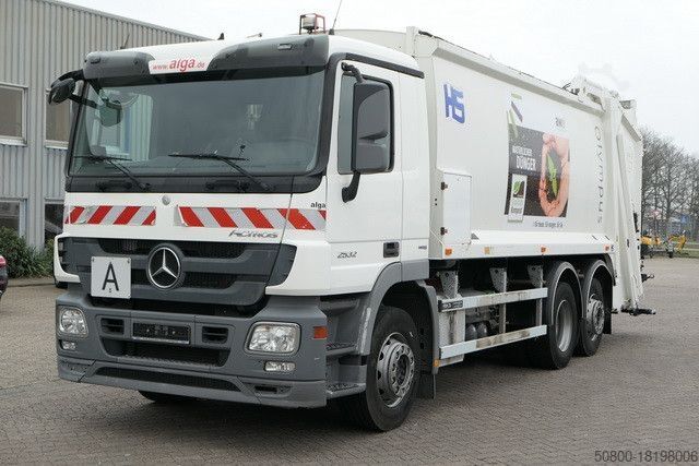 ごみ収集車 MERCEDES-BENZ 2532 L Actros 6c2, Olympus 23, Zöller, Klima