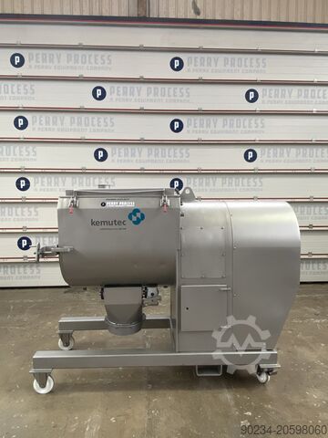 200 Litre Kemutec Kek Model 200EC Stainless Steel Jacketed Ribbon Blender. KEMUTEC 200EC